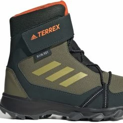 Adidas TERREX Snow Hoge Schoenen Kinderen, Olijf/zwart