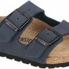 Birkenstock Arizona Sandalen Birko-Flor Birkibuc Regular Kinderen, Blauw