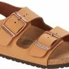 Birkenstock Milano HL Sandalen Birko-Flor Aards Vegan Regular Kinderen, Bruin