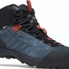 Black Diamond Mission Leather Mid WP Approach Schoenen Heren, Zwart/blauw