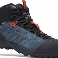 Black Diamond Mission Leather Mid WP Approach Schoenen Heren, Zwart/blauw