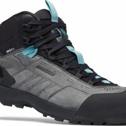 Black Diamond Mission Leather Mid WP Approach Schoenen Dames, Zwart/grijs
