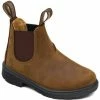 Blundstone 1563 Leren Chelsea Laarzen Kinderen, Bruin -Casual schoenen Shop blundstone 1563 leather chelsea boots kids crazy horse brown 1