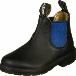 Blundstone 580 Leren Boots Kinderen, Zwart/blauw