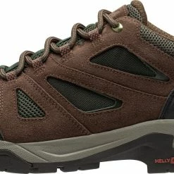Helly Hansen Switchback Low Trail Schoenen Heren, Bruin/groen