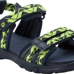 Jack Wolfskin 2 IN 1 Sandalen Kinderen, Blauw/geel