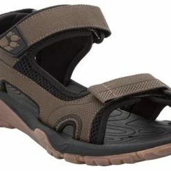 Jack Wolfskin Lakewood Cruise Sandalen Heren, Bruin/grijs