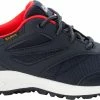 Jack Wolfskin Woodland Texapore Lage Schoenen Kinderen, Blauw -Casual schoenen Shop jack wolfskin woodland texapore low shoes kids night blue red 1