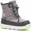 Kamik Luge Laarzen Kinderen, Grijs -Casual schoenen Shop kamik luge boots kids charcoal lime 1