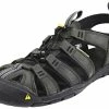 Keen Clearwater CNX Leather Sandalen Heren, Grijs -Casual schoenen Shop keen clearwater cnx leather sandals men magnet black 1