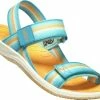 Keen Elle Backstrap Sandals Kids, Turquoise/geel