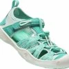 Keen Moxie Sandalen Kinderen, Groen/turquoise -Casual schoenen Shop keen moxie sandals kids waterfall blue glass 1