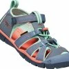 Keen Seacamp II CNX Sandalen Jongeren, Grijs 2 Keen Seacamp II CNX Sandalen Jongeren, Grijs -Casual schoenen Shop keen seacamp ii cnx sandals ungdomar flint stone ocean wave 1