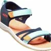 Keen Verano Sandalen Jongeren, Blauw/turquoise -Casual schoenen Shop keen verano sandals youth black iris blue tint 1