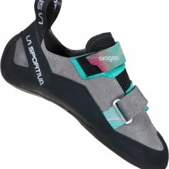 La Sportiva Aragon Klimschoenen Dames, Grijs/turquoise