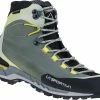 La Sportiva Trango Tech Leather GTX Schoenen Dames, Grijs/groen -Casual schoenen Shop la sportiva trango tech leather gtx shoes women clay celery 1