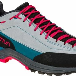 La Sportiva TX Guide Leren Schoenen Dames, Grijs/turquoise