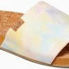 Reef Cushion Scout Sandalen Dames, Wit/bont -Casual schoenen Shop reef cushion scout sandals women watercolor 1