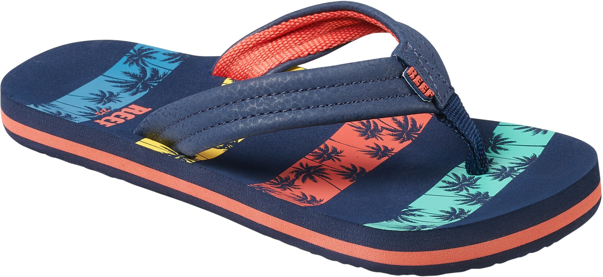 Reef Kids Ahi Teenslippers Kinderen, Blauw 3 Reef Kids Ahi Teenslippers Kinderen, Blauw
