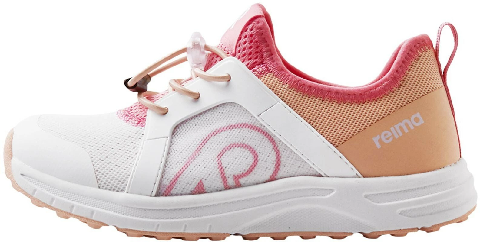 Reima Nopein Sneakers Kids, Wit/oranje 3 Reima Nopein Sneakers Kids, Wit/oranje