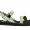 SOURCE Classic Sandalen Dames, Groen -Casual schoenen Shop source classic sandals women fresco green 1