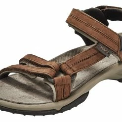 Teva Terra Fi Lite Leren Sandalen Dames, Bruin