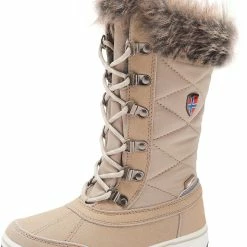 TROLLKIDS Holmenkollen Snow Boots Meisjes, Beige