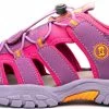 TROLLKIDS Kvalvika Sandalen Kinderen, Violet/roze