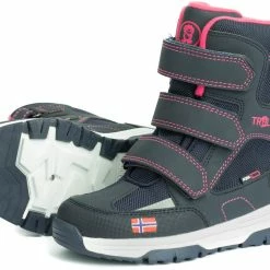 TROLLKIDS Lofoten Winter Boots Kinderen, Blauw/roze