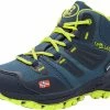 TROLLKIDS Rondane Hiker Middelhoge Schoenen Kinderen, Blauw/geel -Casual schoenen Shop trollkids rondane hiker mid shoes kids navy lime 1