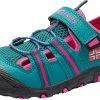 TROLLKIDS Sandefjord Sandalen Kinderen, Groen/roze -Casual schoenen Shop trollkids sandefjord sandals kids smaragd rubine 1