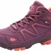 TROLLKIDS Skarvan Hiker Midden Schoenen Kinderen, Violet/oranje -Casual schoenen Shop trollkids skarvan hiker mid shoes kids mulberry peach 1